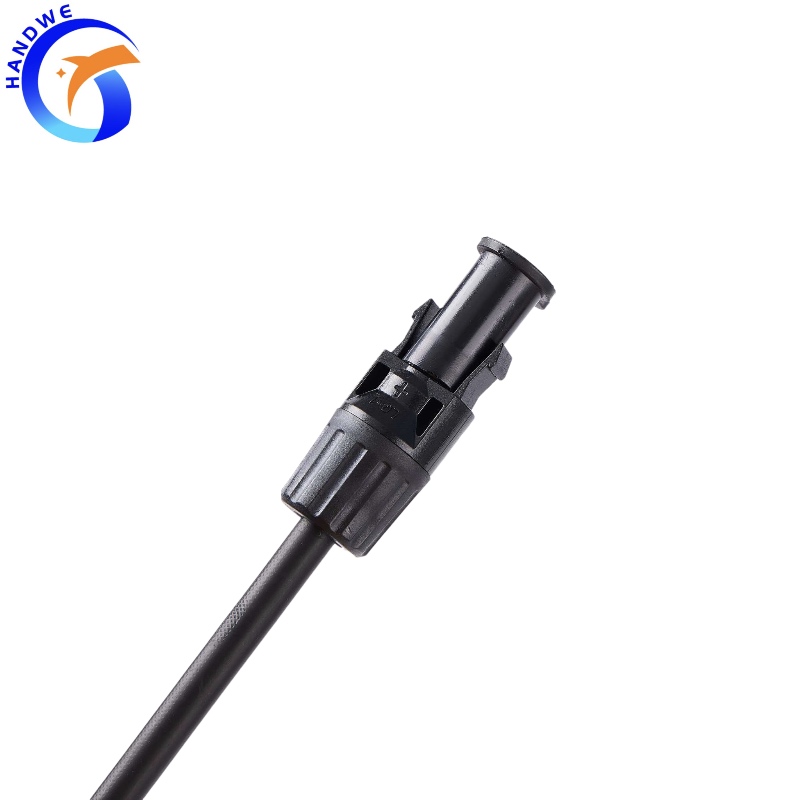 mc4 female 10awg black solar cable